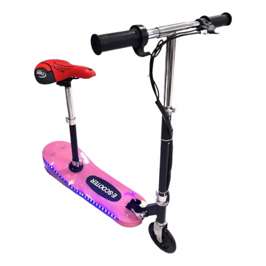 Scooter electrico plegable rosa